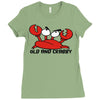 old and crabby Ladies Fitted T-Shirt