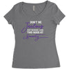 don't be jealous just because i look this good at seventy black Women's Triblend Scoop T-shirt