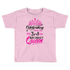 Celebrating With the 3rd Birthday Queen Toddler T-shirt