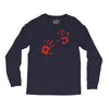 bloody hand print funny zombie kill undead blood horror killer Long Sleeve Shirts