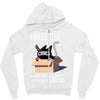 ninja cat Zipper Hoodie