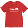 halloween error 404 costume not found V-Neck Tee