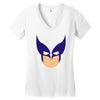 wolverine mask Women's V-Neck T-Shirt