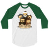 sloth motion 3/4 Sleeve Shirt