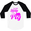 pig lover 3/4 Sleeve Shirt