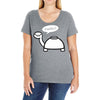 mine turtle Ladies Curvy T-Shirt