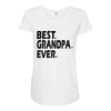 best grandpa ever Maternity Scoop Neck T-shirt