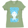 sad boy Ladies Fitted T-Shirt