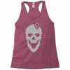 skull tetris Racerback Tank