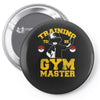 training to be gym master Pin-back button