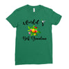 world's best grandma Ladies Fitted T-Shirt