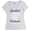 i'm not spoiled my husband just loves me Women's Triblend Scoop T-shirt