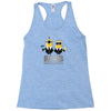 despicable me minions men in black Racerback Tank