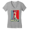 beaker meep poster, ideal birthday gift or present Women's V-Neck T-Shirt