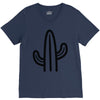 minimalistic cactus V-Neck Tee