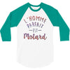 l homme parfait est motard 3/4 Sleeve Shirt