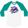 octopi my thoughts 3/4 Sleeve Shirt