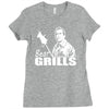 bear grills  funny Ladies Fitted T-Shirt