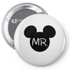 Mr. and Mrs. Matching Pin-back button