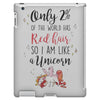 red head unicorn iPad 3 and 4 Case