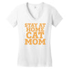 stay at home cat mom Women's V-Neck T-Shirt
