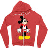 mickey with canada Zipper Hoodie