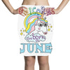 unicorns are born in june cute unicorn Pencil Skirts