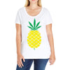 pineapple Ladies Curvy T-Shirt