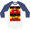 Ugandan Knuckles 3/4 Sleeve Shirt