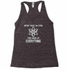 never trust an atom Racerback Tank