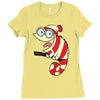 can't find me! Ladies Fitted T-Shirt