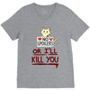 no spoilers... or i'll kill you V-Neck Tee