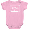 audio cassette 80's 90's party hip hop nostalgia retro Baby Onesie