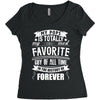 My Pops Is Totally My Most Favorite Guy of All Time in the History of Women's Triblend Scoop T-shirt