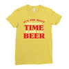 it's the most wonderful time for a beer Ladies Fitted T-Shirt