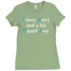 classy sassy and a bit smart assy Ladies Fitted T-Shirt
