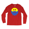 bearded smiley face Long Sleeve Shirts