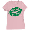 kiss me i am irish Ladies Fitted T-Shirt