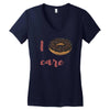 i donut care Women's V-Neck T-Shirt