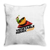 vegetable remix Throw Pillow