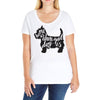 dog lover Ladies Curvy T-Shirt