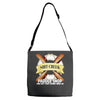 funny  creek paddle shop, ideal gift, birthday present Adjustable Strap Totes