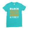 melanin african american woman Ladies Fitted T-Shirt