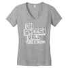 oh sheesh y'all (2) Women's V-Neck T-Shirt