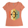 vintage sagittarius Women's Triblend Scoop T-shirt