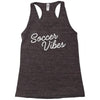 soccer vibes Racerback Tank