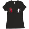 listen to your conscience Ladies Fitted T-Shirt