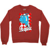 funny vespa chequer board, ideal gift or birthday present Crewneck Sweatshirt