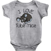 love tube mice Baby Onesie