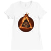 the all seeing eye Ladies Fitted T-Shirt